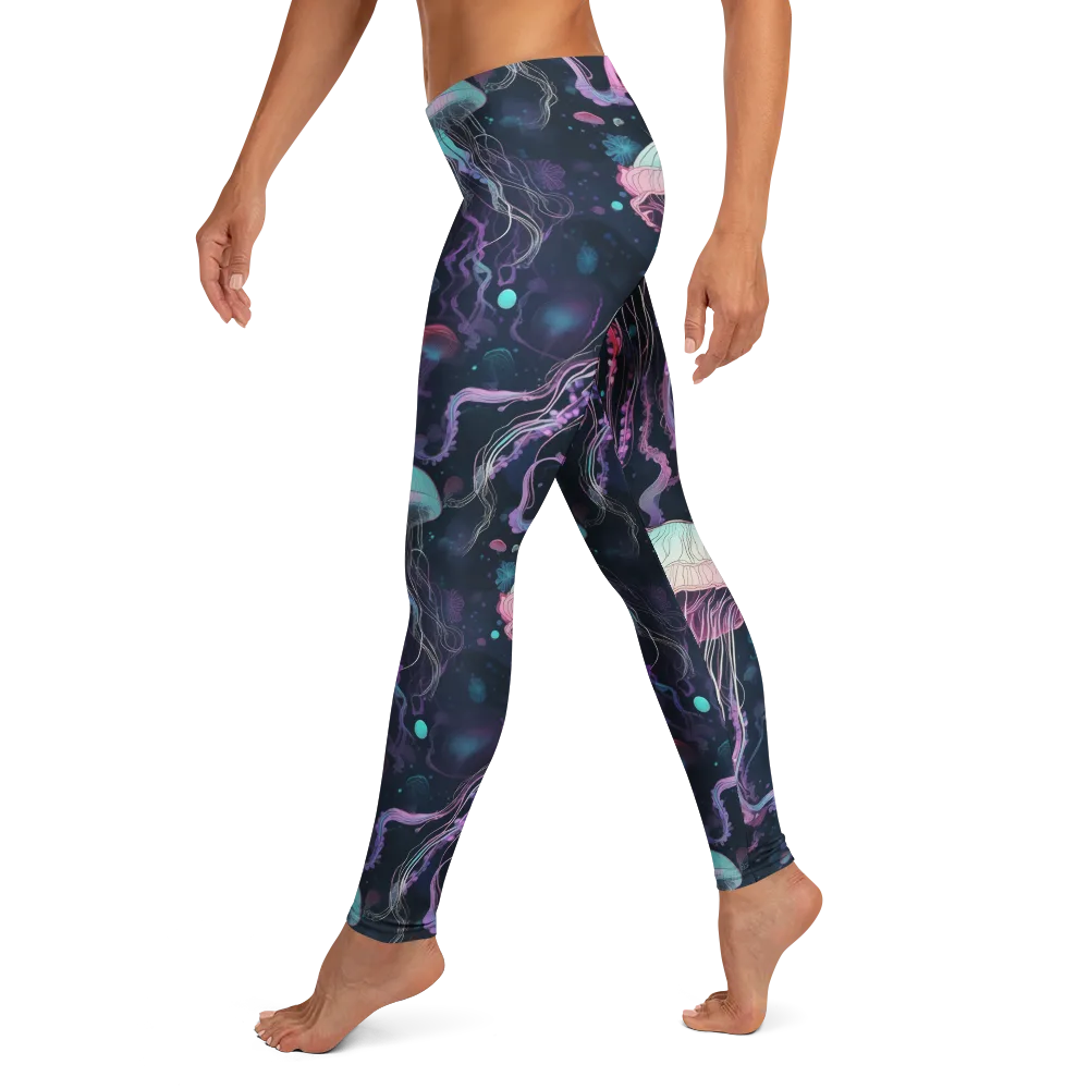 Moonlit Medusa on Leggings — Left