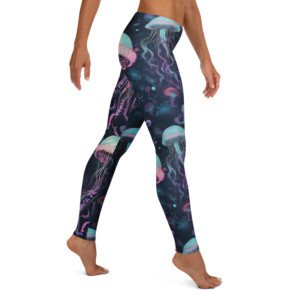 Moonlit Medusa on Leggings — Right