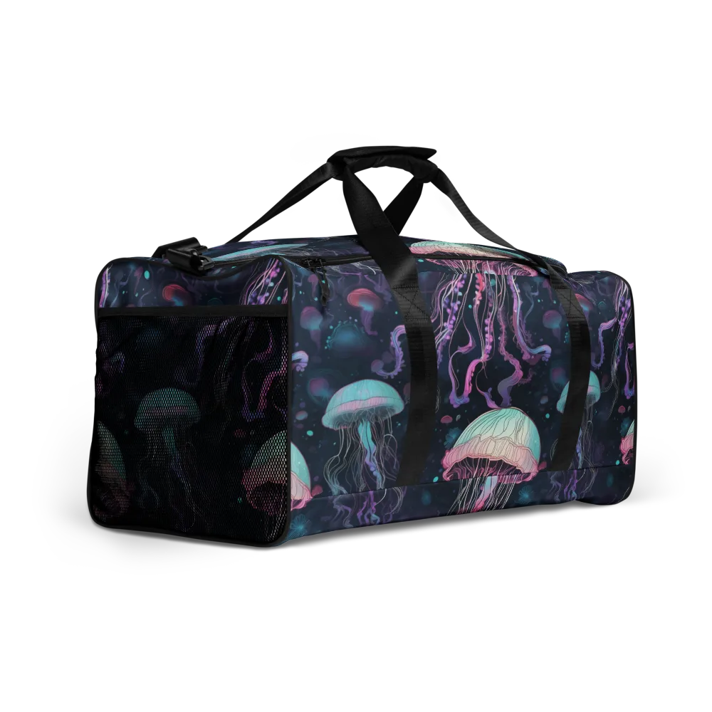 Moonlit Medusa on Duffle Bag — Right Front