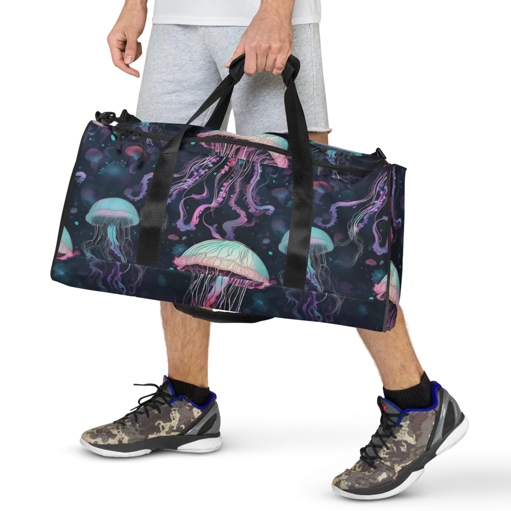 Moonlit Medusa on Duffle Bag — Front