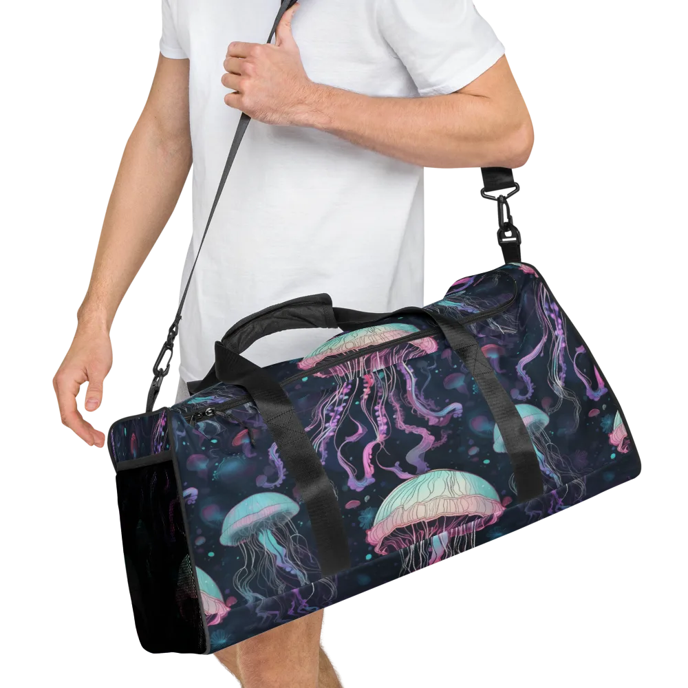 Moonlit Medusa on Duffle Bag — Right Front