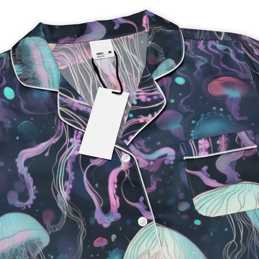 Moonlit Medusa on Women's Short Sleeve Pajama Top — Product details