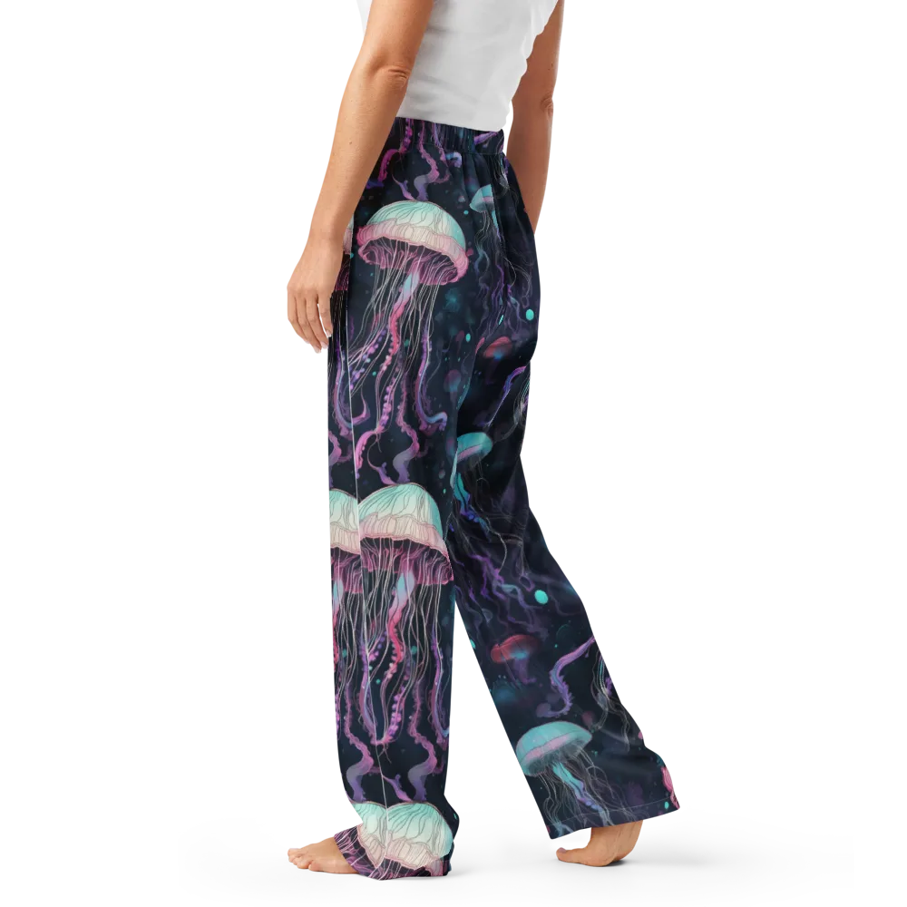 Moonlit Medusa on Women's Pajama Pants — Left