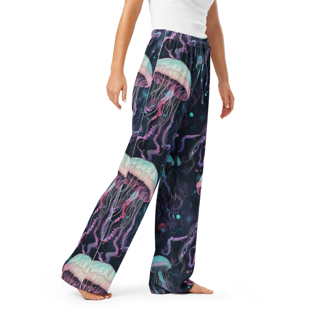 Moonlit Medusa on Women's Pajama Pants — Right Front