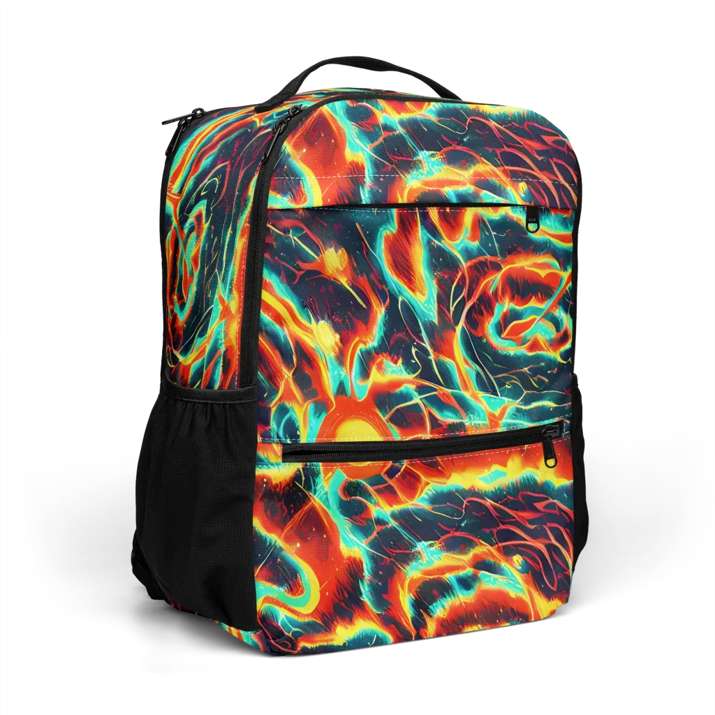 Prismatic Eruption on Utility Backpack — Right Front