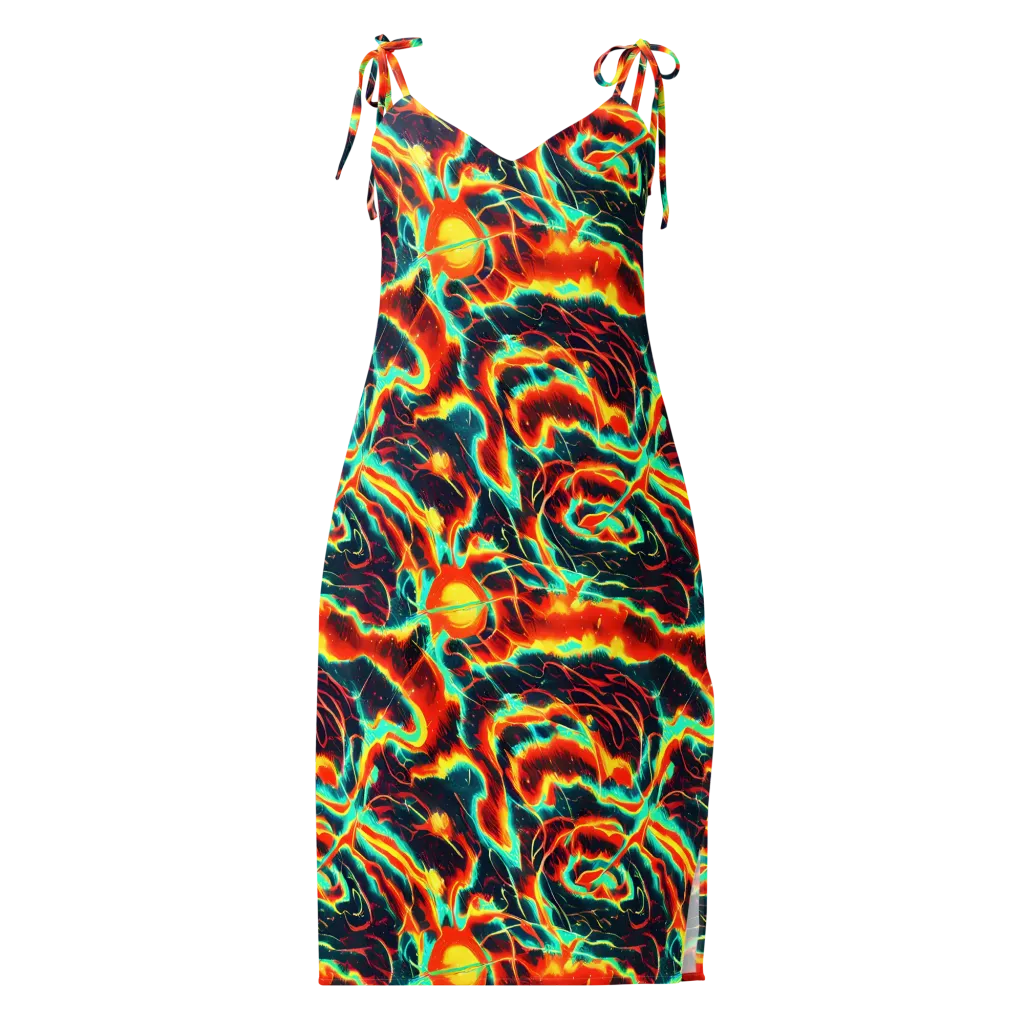 Prismatic Eruption on Slip Dress — Front