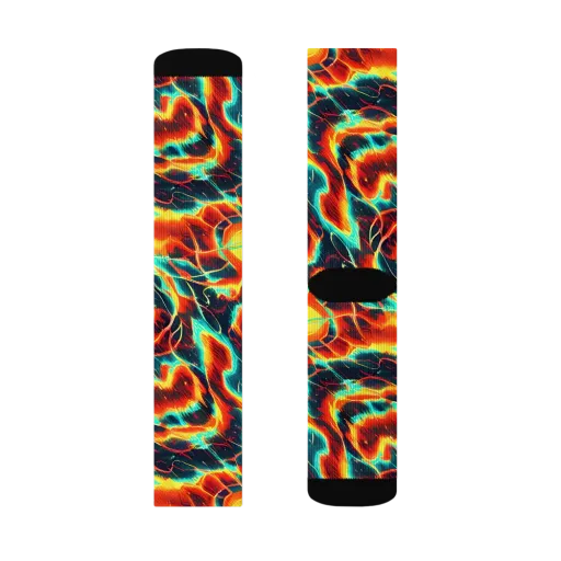 Prismatic Eruption on a Socks