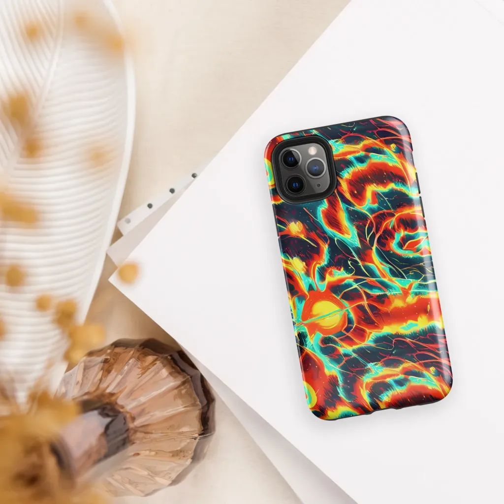 Prismatic Eruption on Tough Case for iPhone® — Front