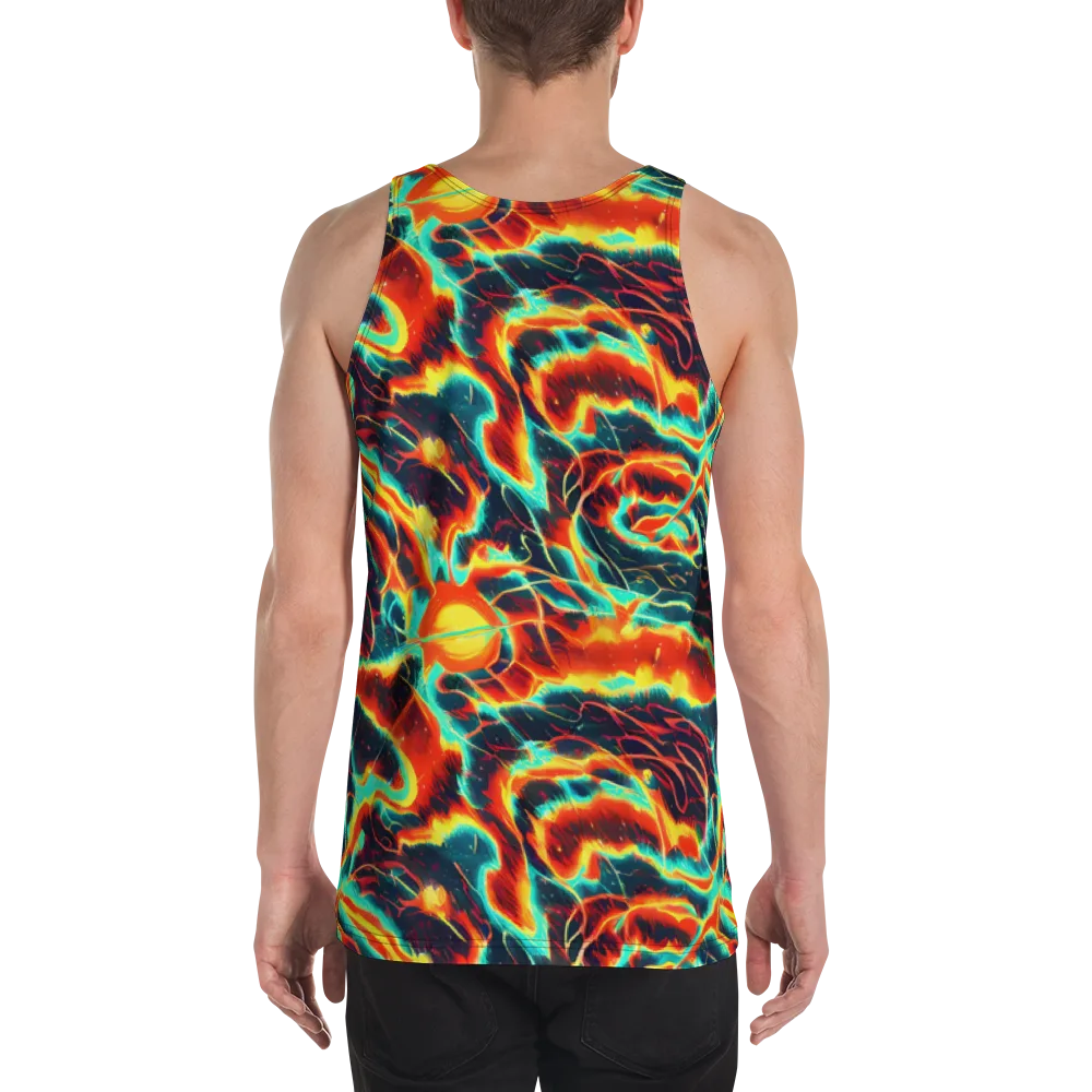 Prismatic Eruption on Men's Tank Top — Back