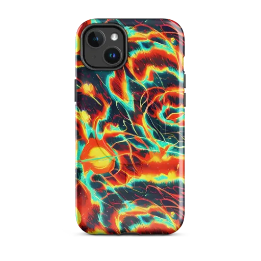 Prismatic Eruption on a MagSafe Tough Case for iPhone®