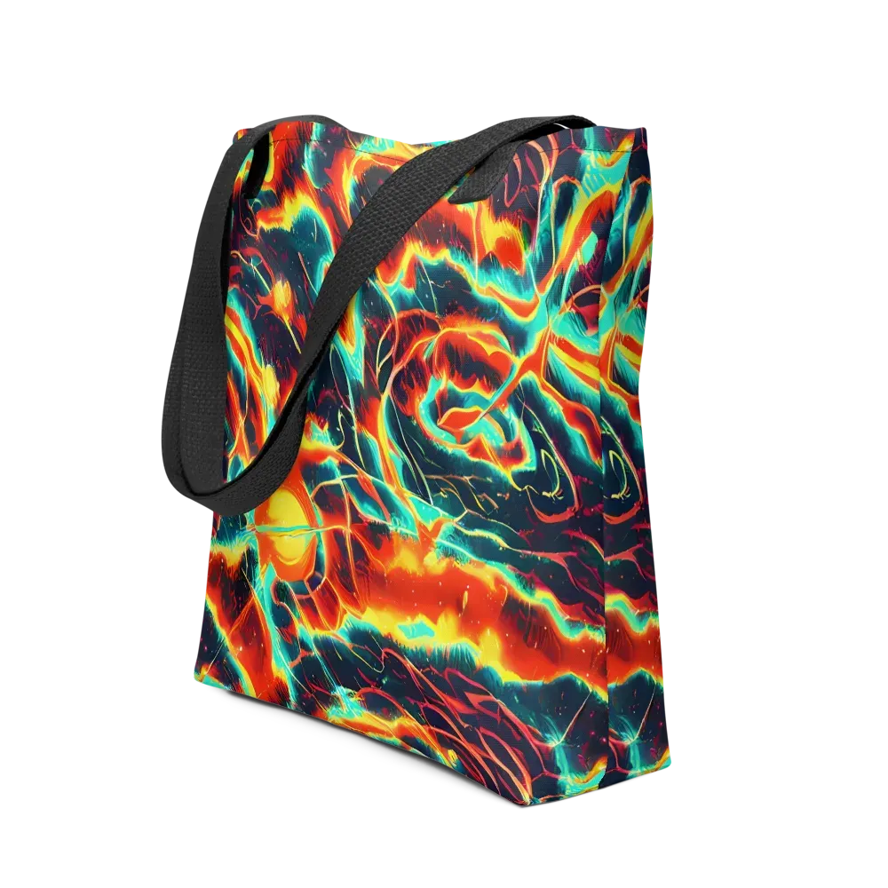Prismatic Eruption on Tote Bag — Front