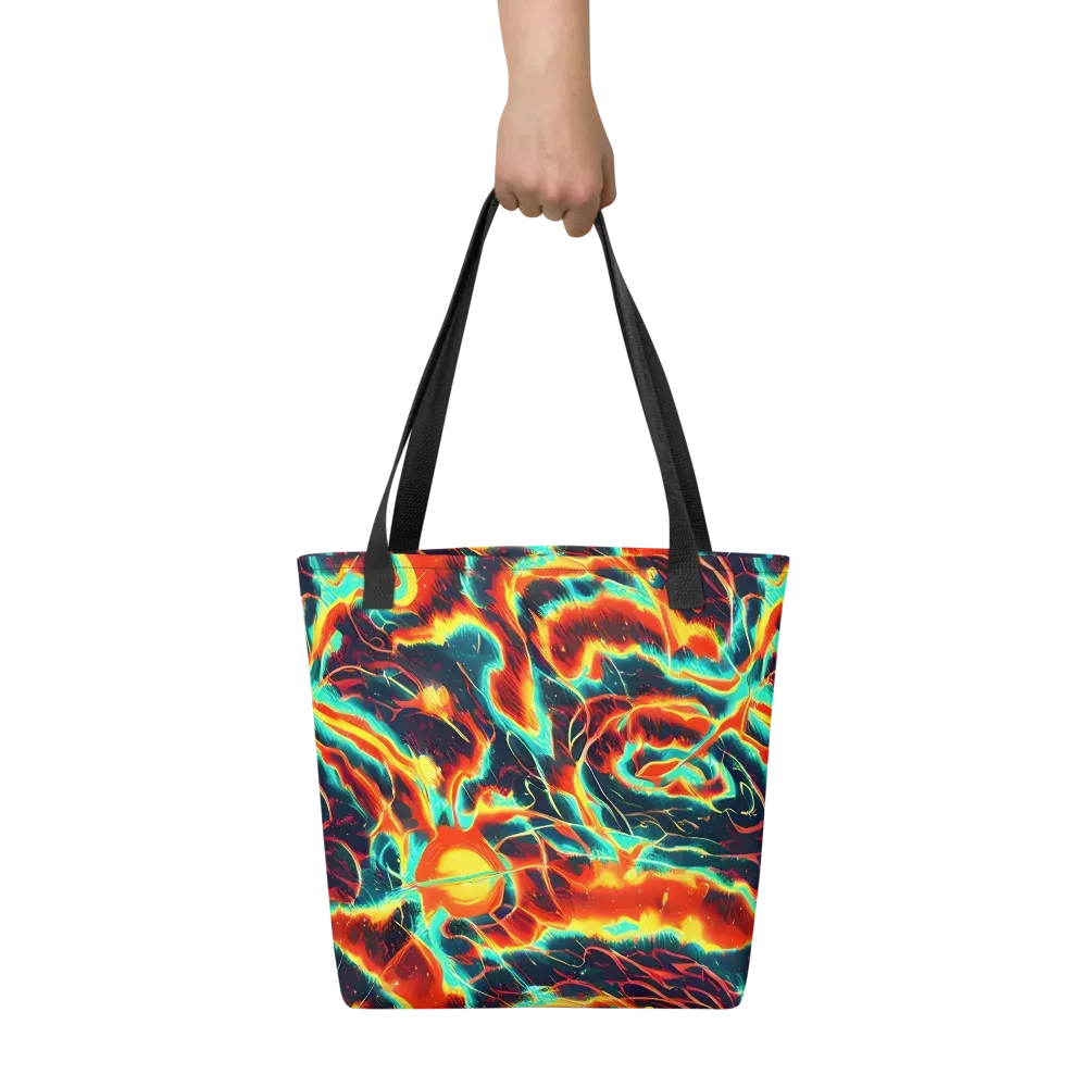 Prismatic Eruption on Tote Bag — Front