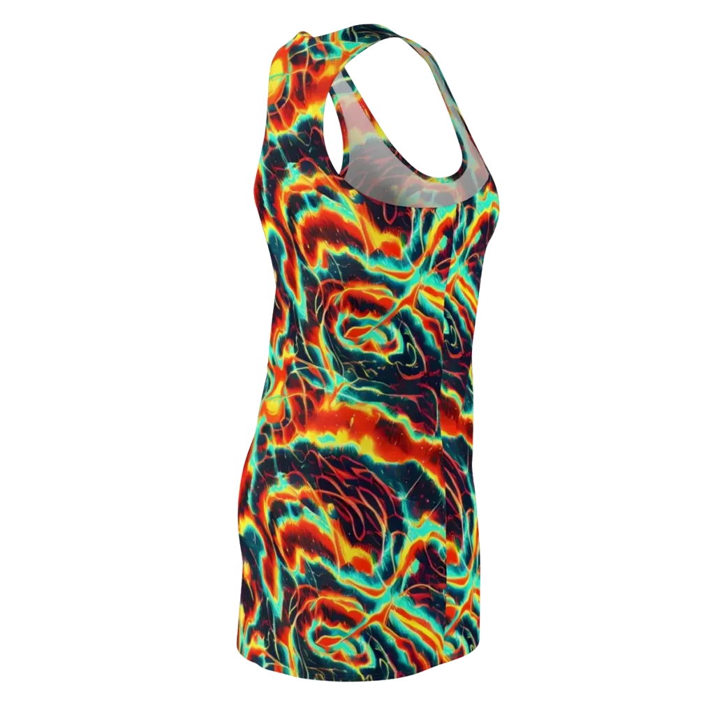 Prismatic Eruption on Racerback Dress — Back Side