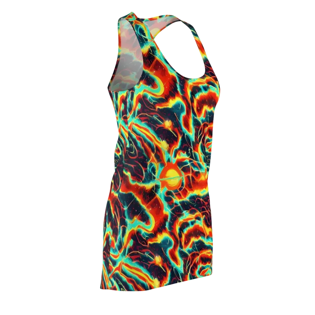 Prismatic Eruption on Racerback Dress — Front Side