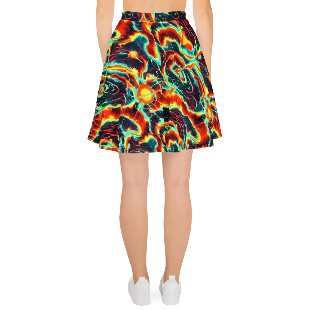 Prismatic Eruption on Skater Skirt — Back