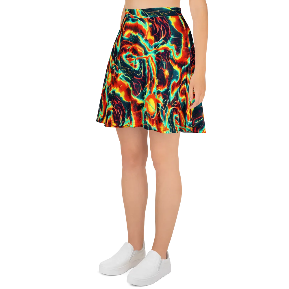 Prismatic Eruption on Skater Skirt — Left