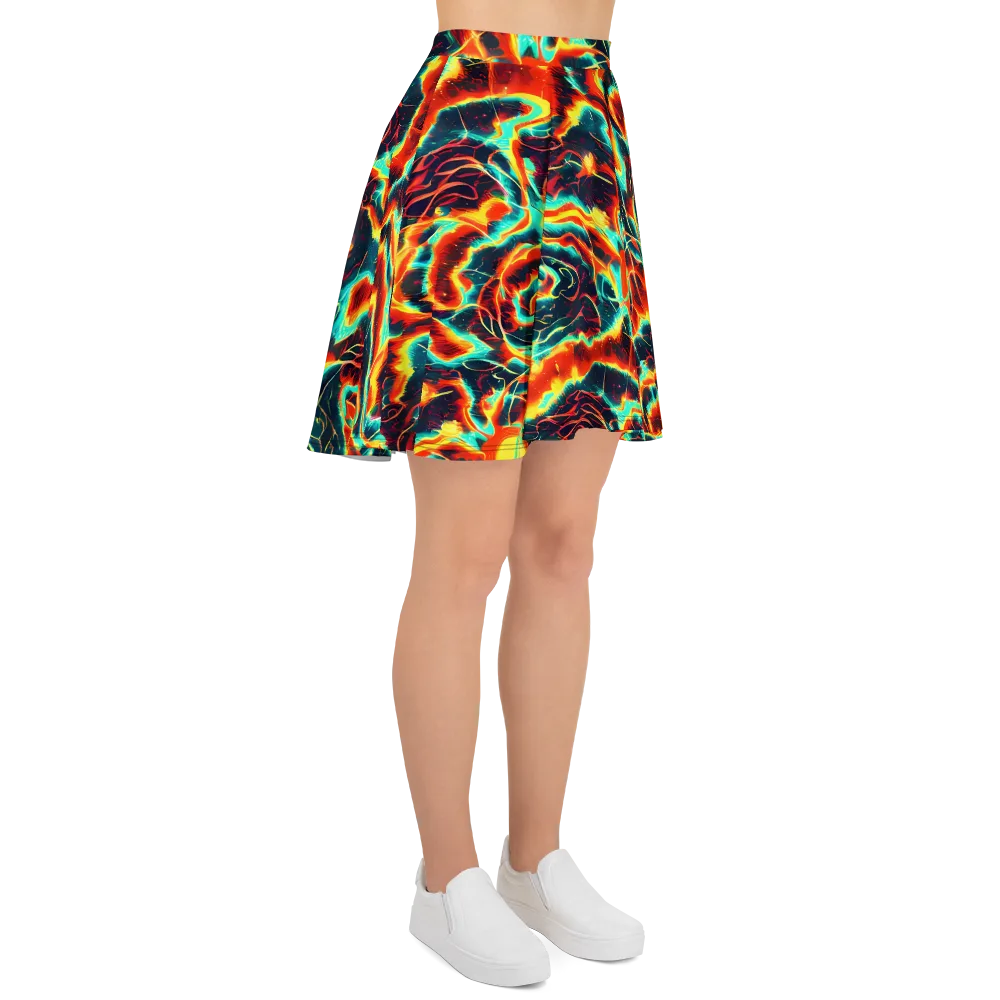 Prismatic Eruption on Skater Skirt — Right
