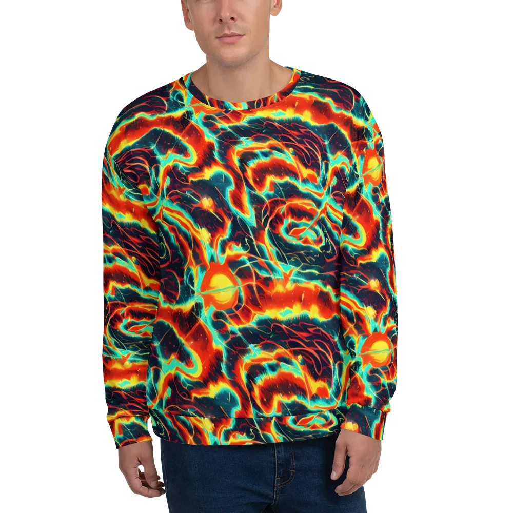 Prismatic Eruption on Sweatshirt — Front