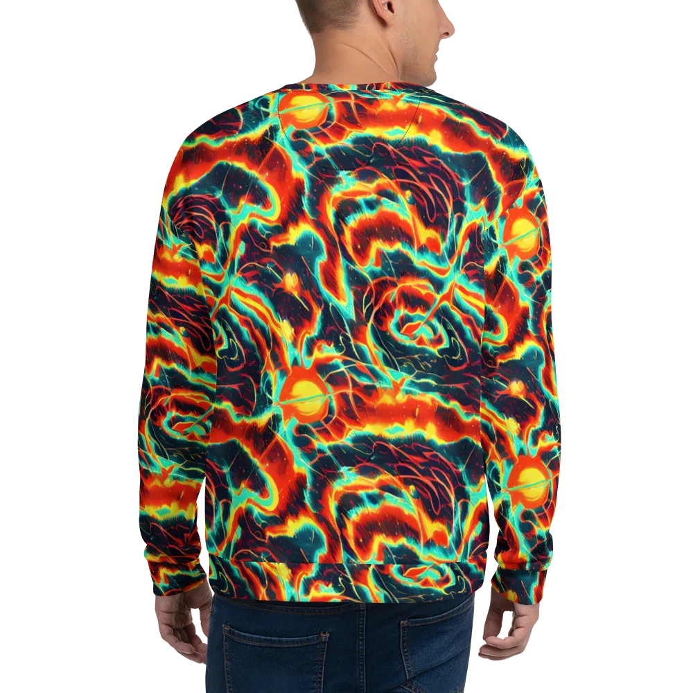 Prismatic Eruption on Sweatshirt — Back