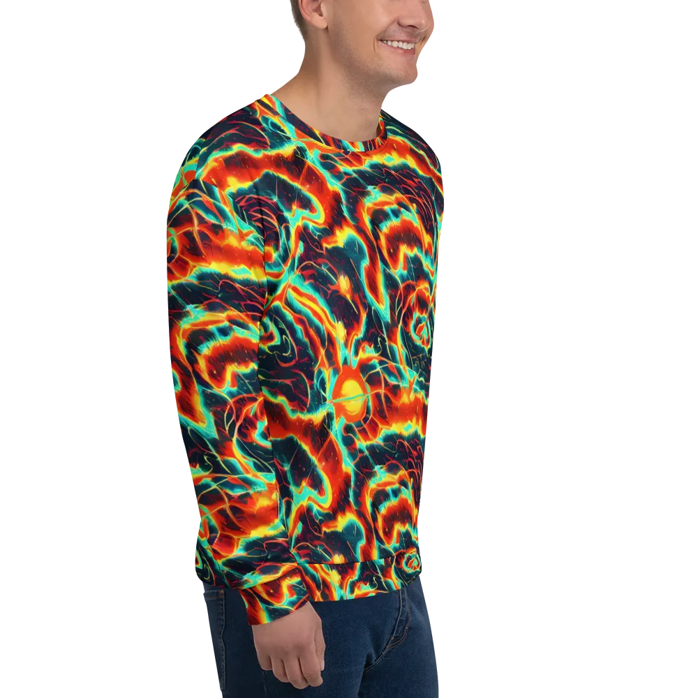 Prismatic Eruption on Sweatshirt — Right Front