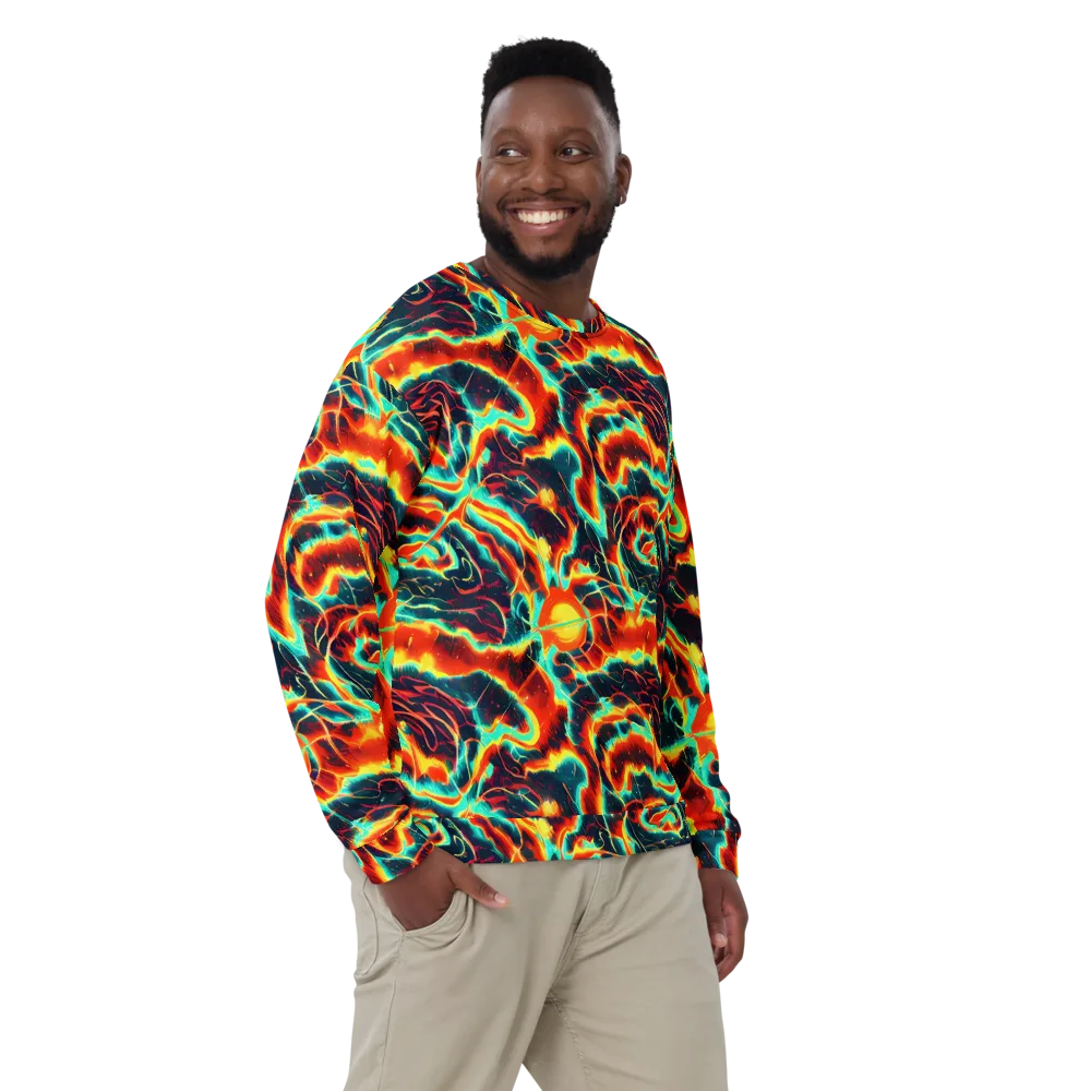 Prismatic Eruption on Sweatshirt — Front
