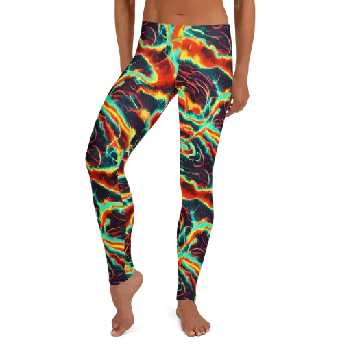 Prismatic Eruption on a Leggings