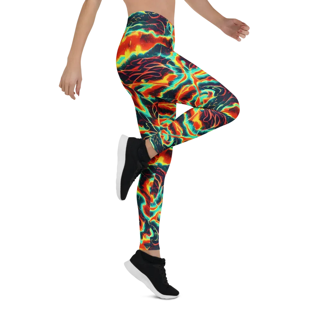 Prismatic Eruption on Leggings — Right