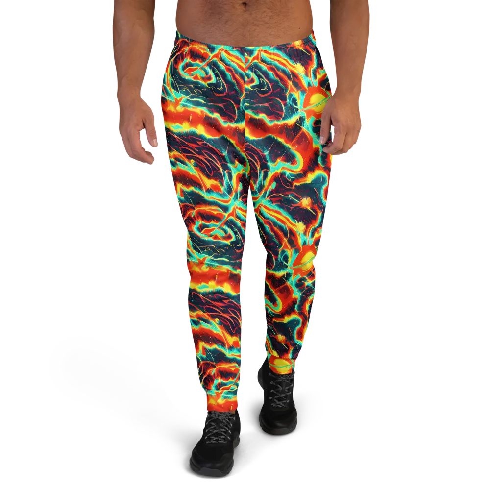 Prismatic Eruption on Men's Joggers — Front