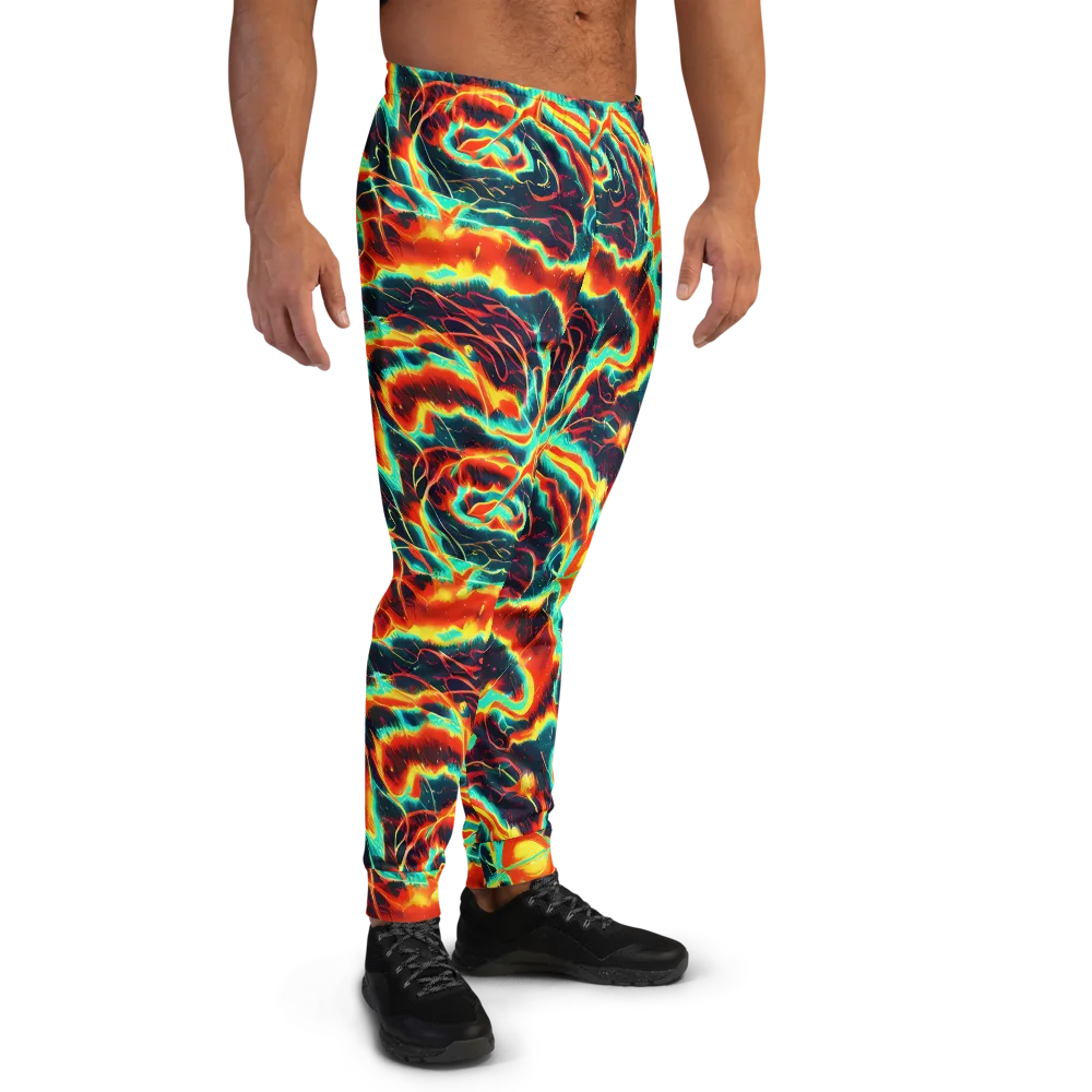 Prismatic Eruption on Men's Joggers — Right