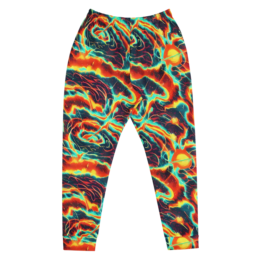 Prismatic Eruption on Men's Joggers — Front