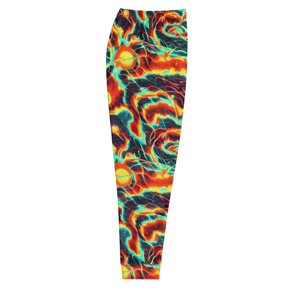 Prismatic Eruption on Men's Joggers — Right