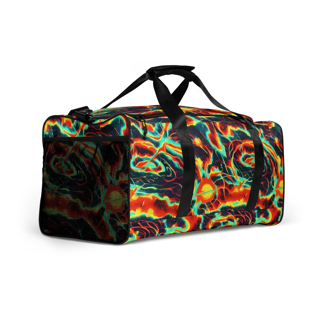 Prismatic Eruption on Duffle Bag — Right Front