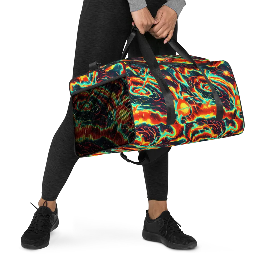 Prismatic Eruption on Duffle Bag — Right Front