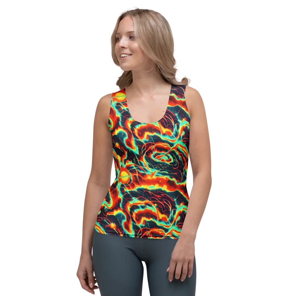 Prismatic Eruption on Women's Tank Top — Front