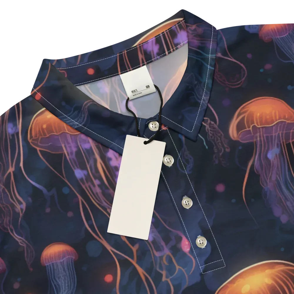Luminous Undertow on Men's Slim Fit Polo Shirt — Product details