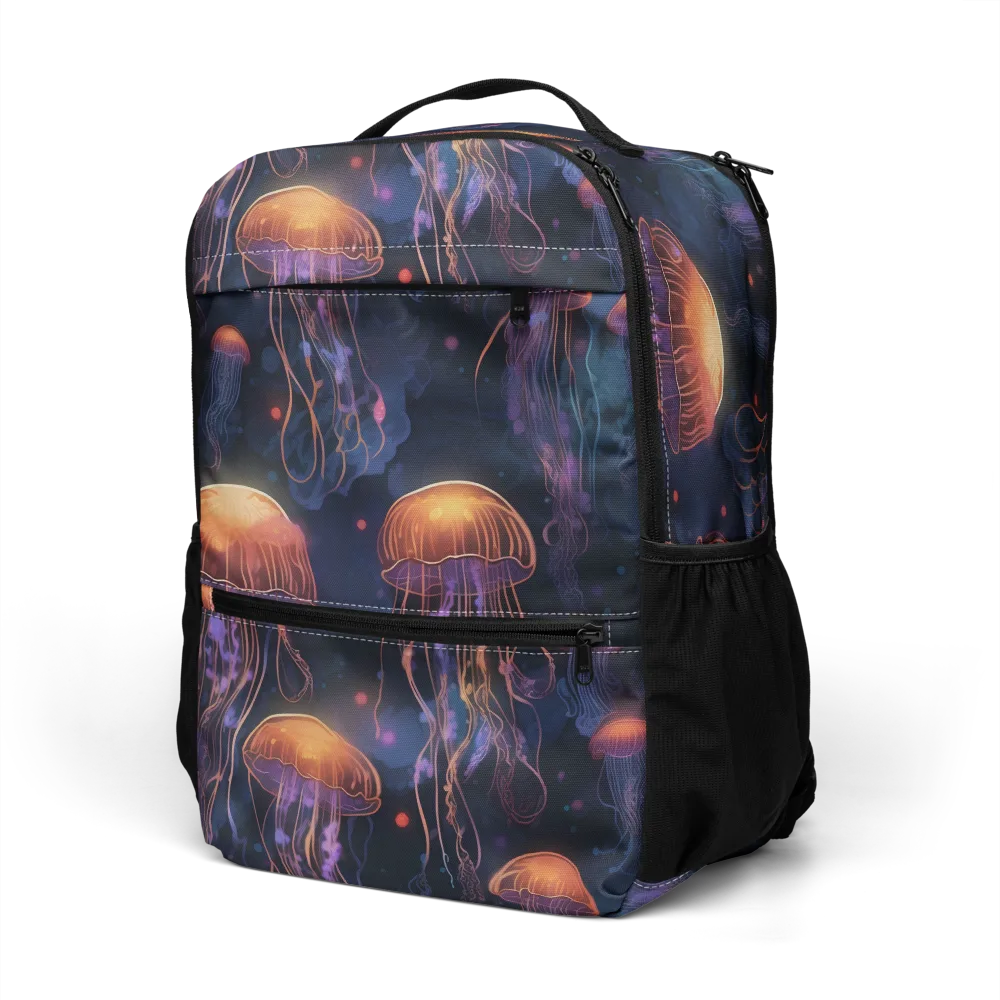 Luminous Undertow on Utility Backpack — Left Front