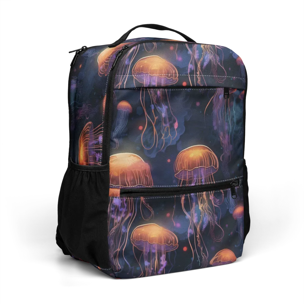 Luminous Undertow on Utility Backpack — Right Front
