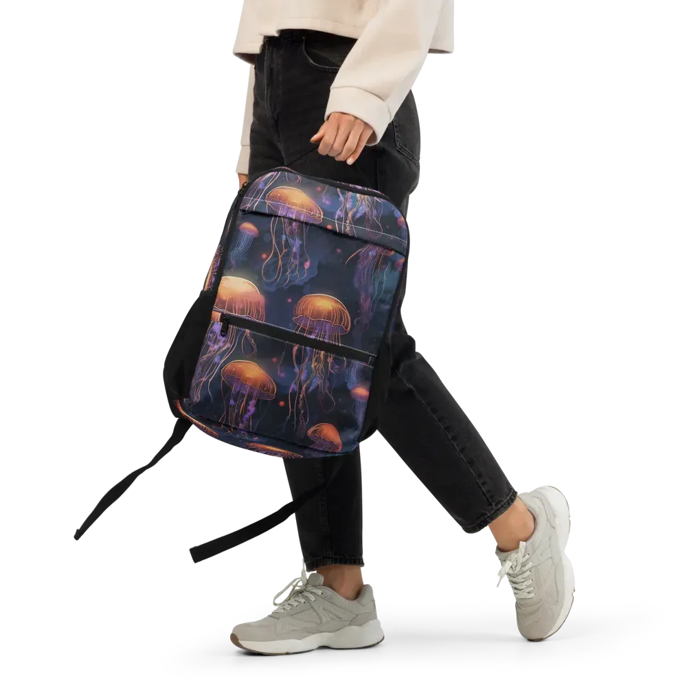 Luminous Undertow on Utility Backpack — Front