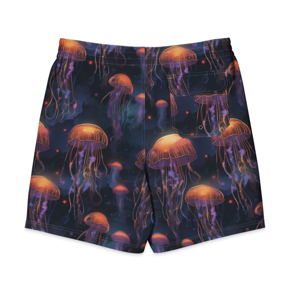 Luminous Undertow on Men's Board Shorts — Back