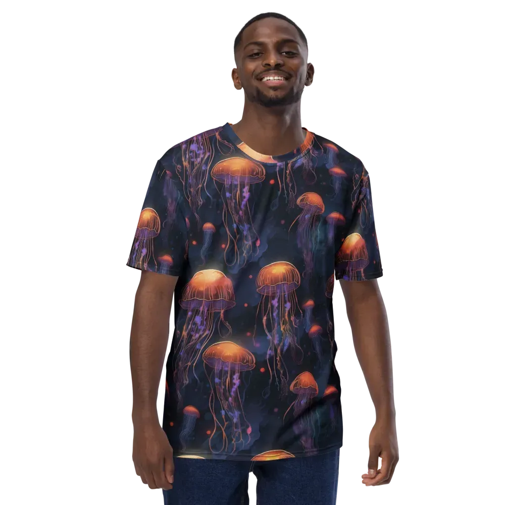 Luminous Undertow on Men's Crew Neck T-Shirt — Front