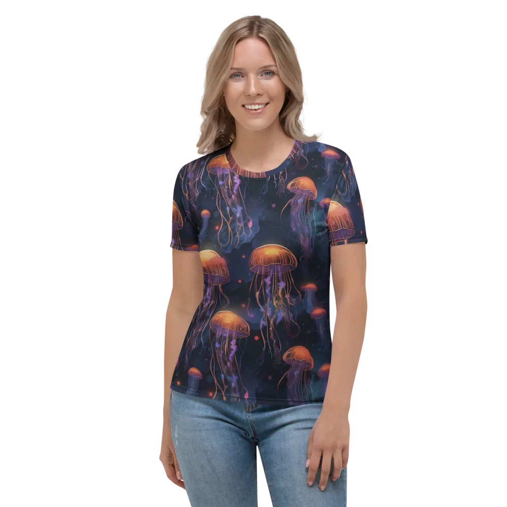Luminous Undertow on Women's Crew Neck T-Shirt — Front