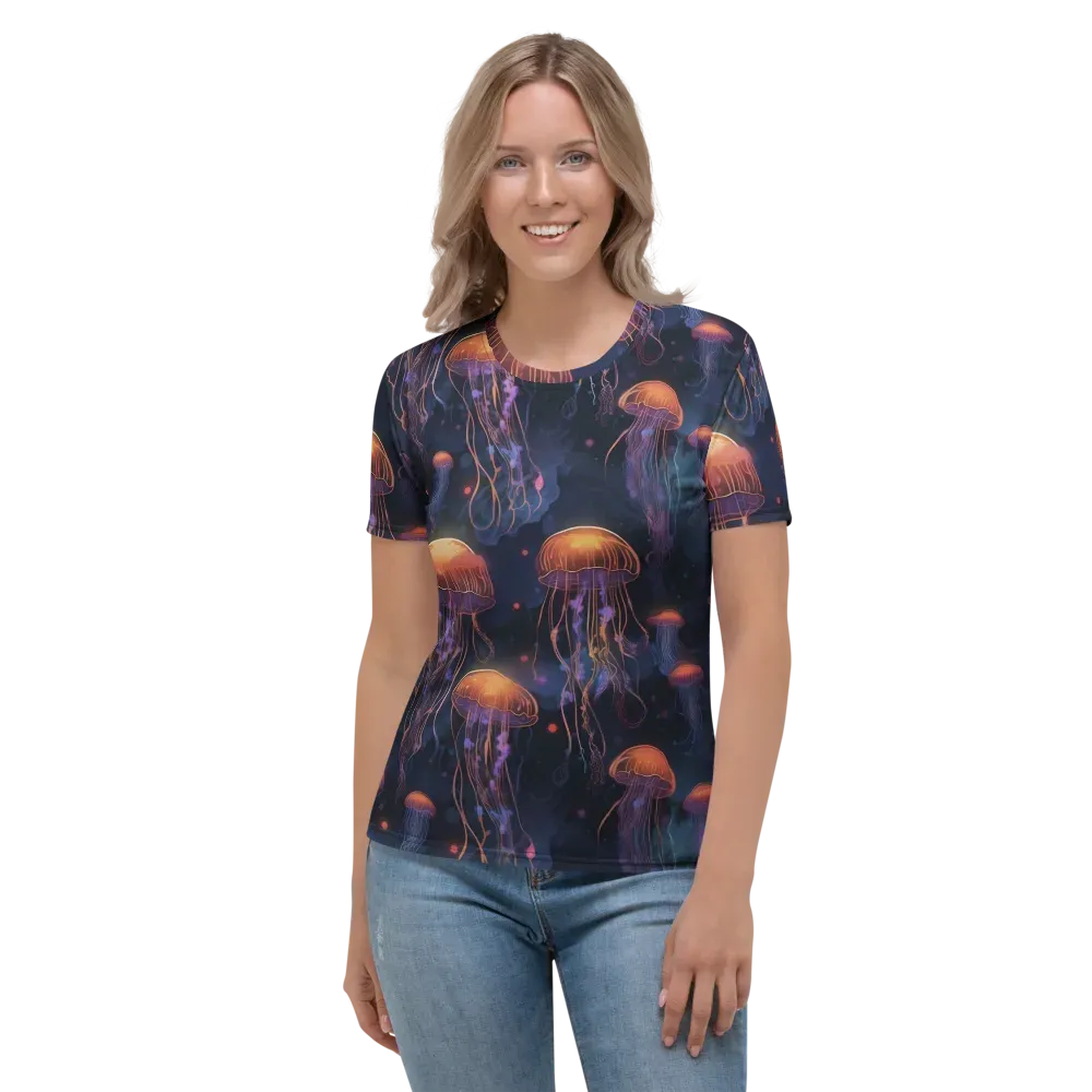 Luminous Undertow on Women's Crew Neck T-Shirt — Front