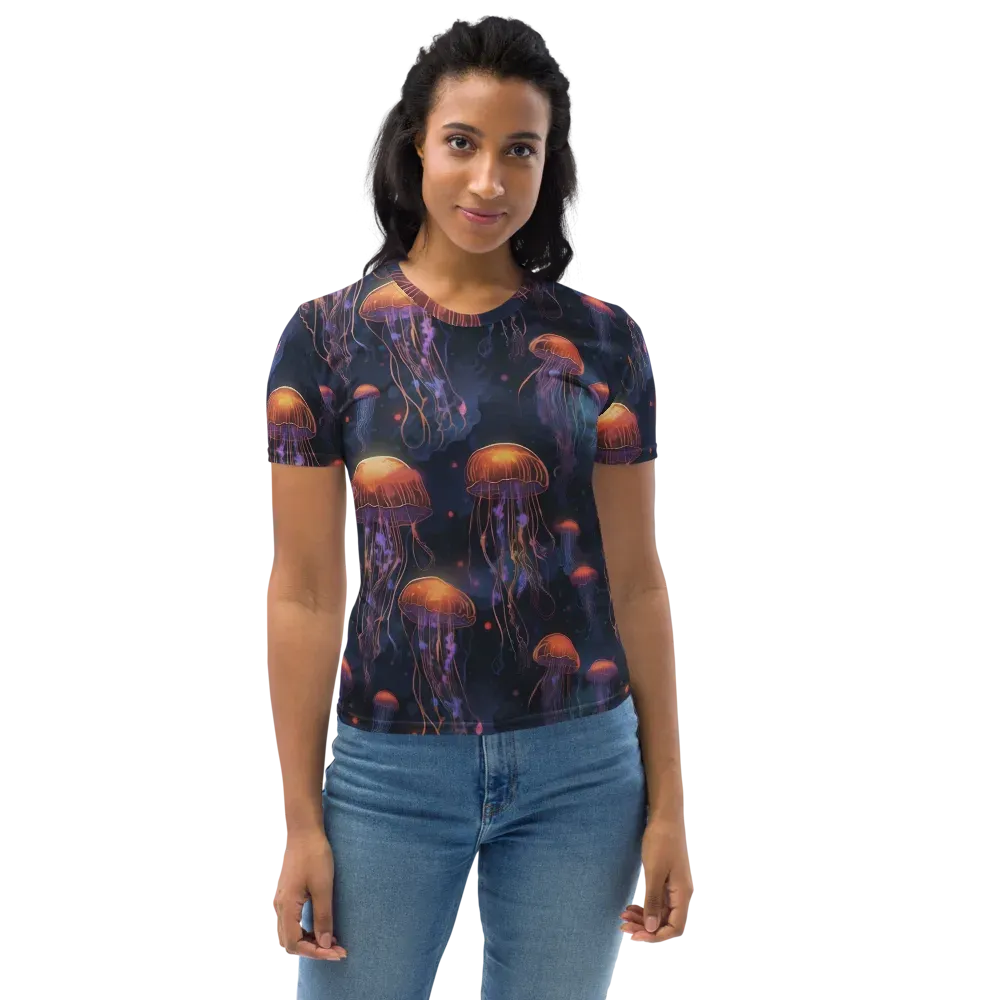 Luminous Undertow on Women's Crew Neck T-Shirt — Front