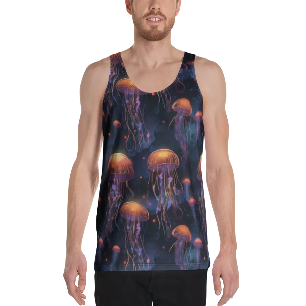 Luminous Undertow on Men's Tank Top — Front