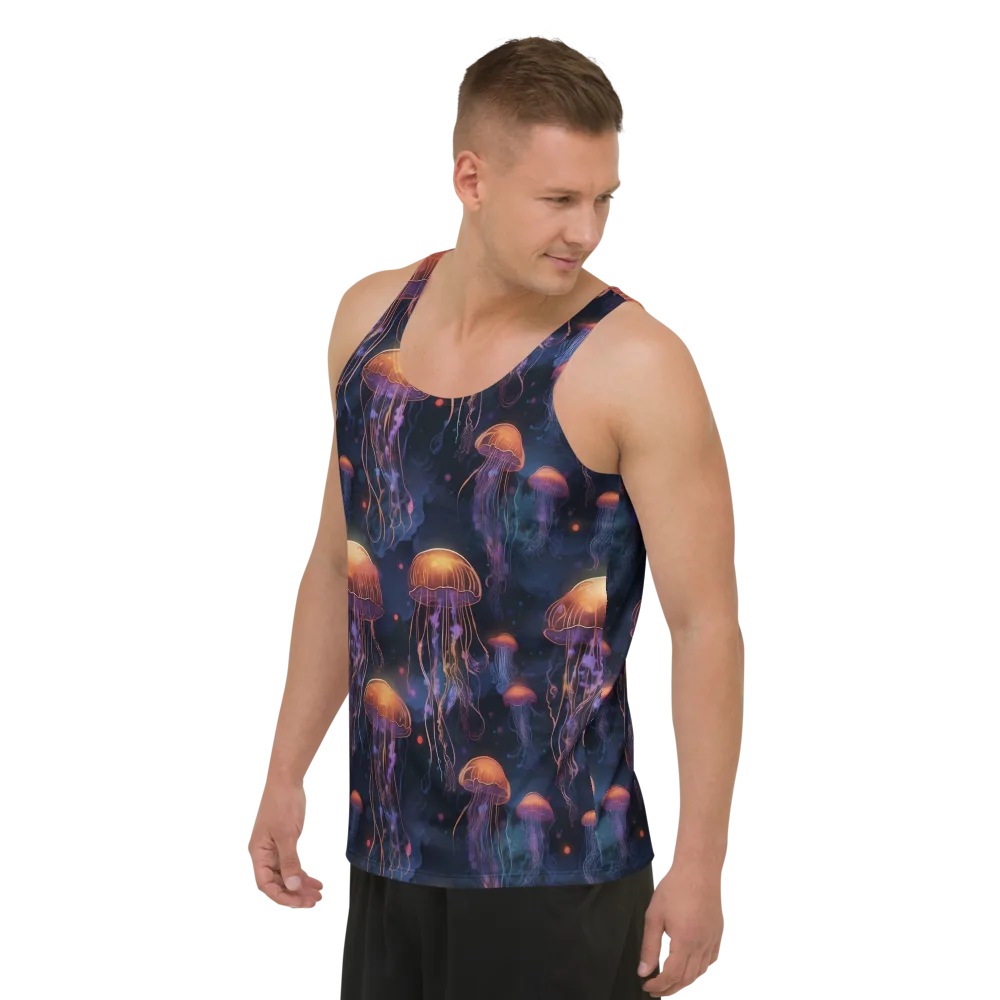 Luminous Undertow on Men's Tank Top — Left Front