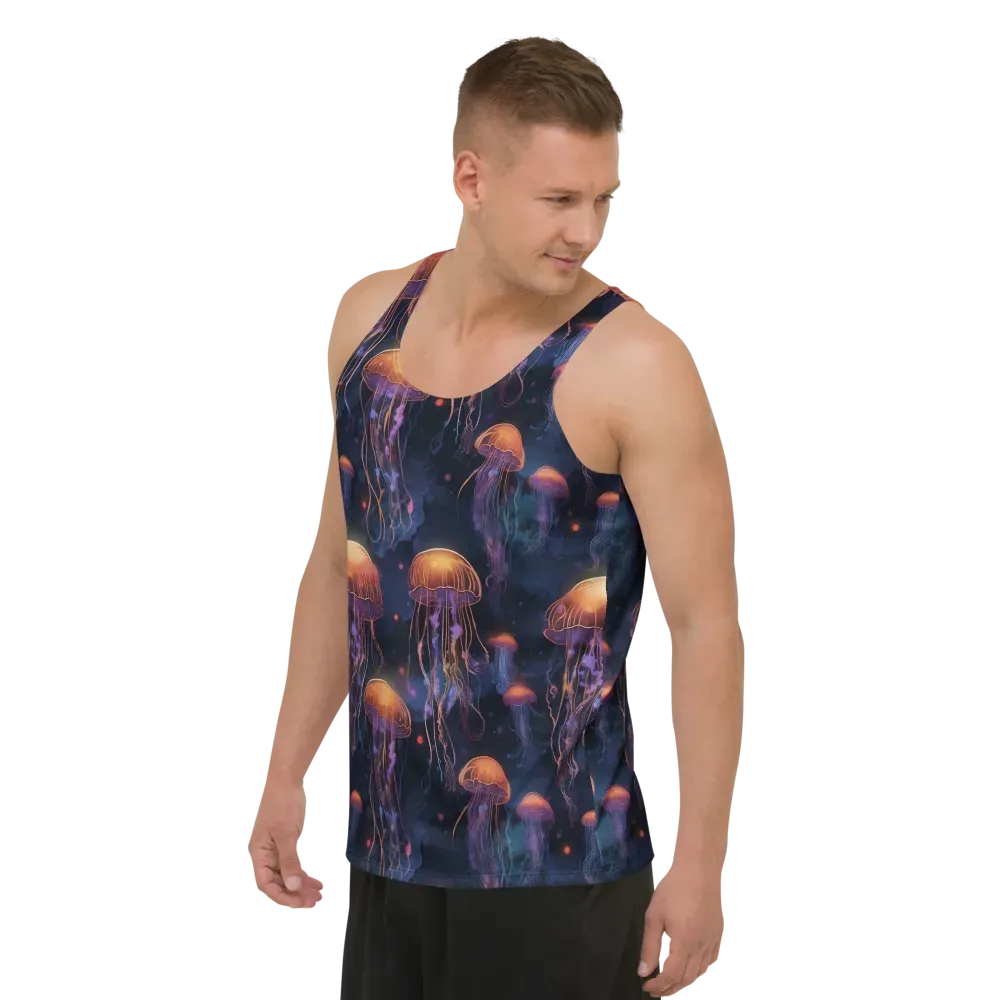Luminous Undertow on Men's Tank Top — Left Front