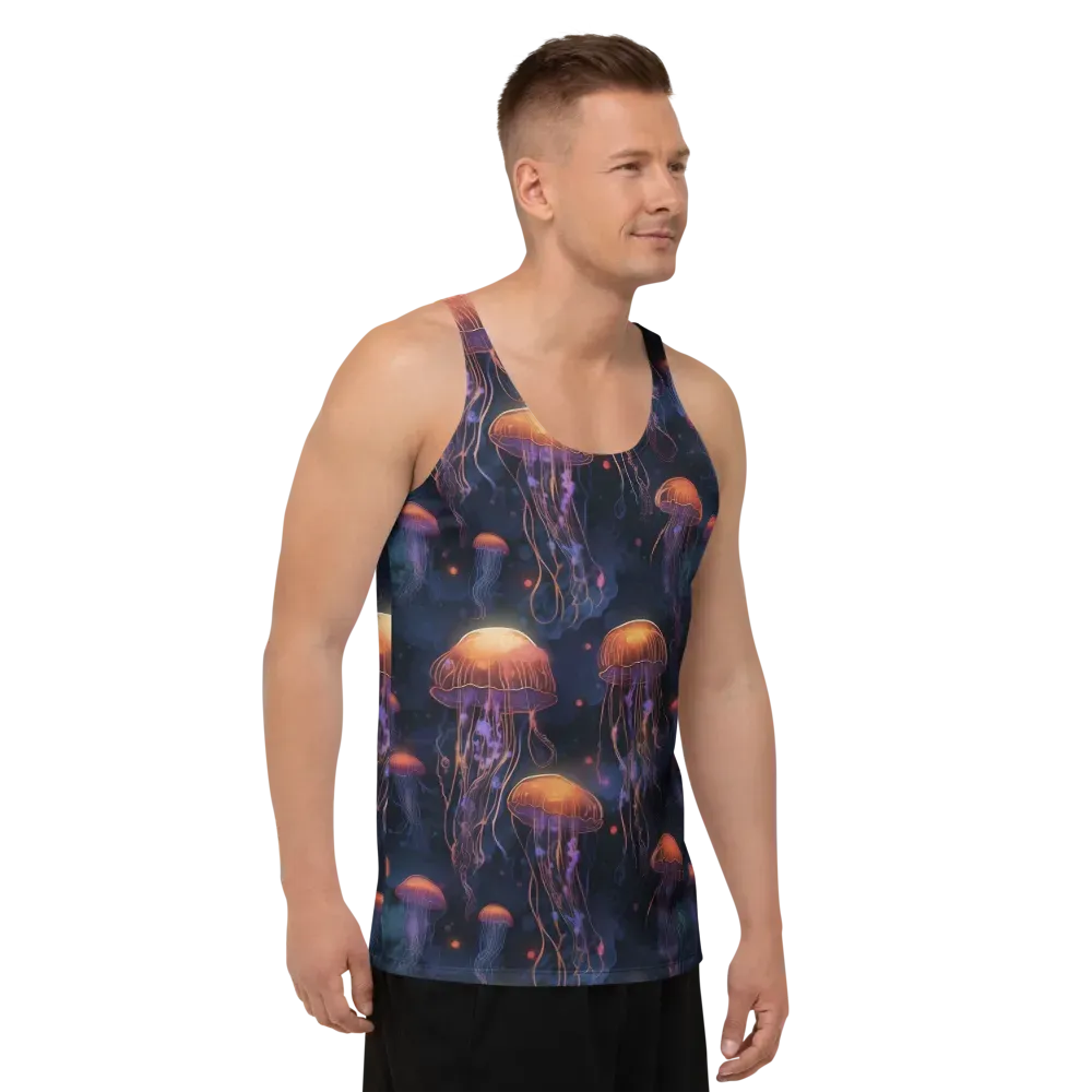 Luminous Undertow on Men's Tank Top — Right Front
