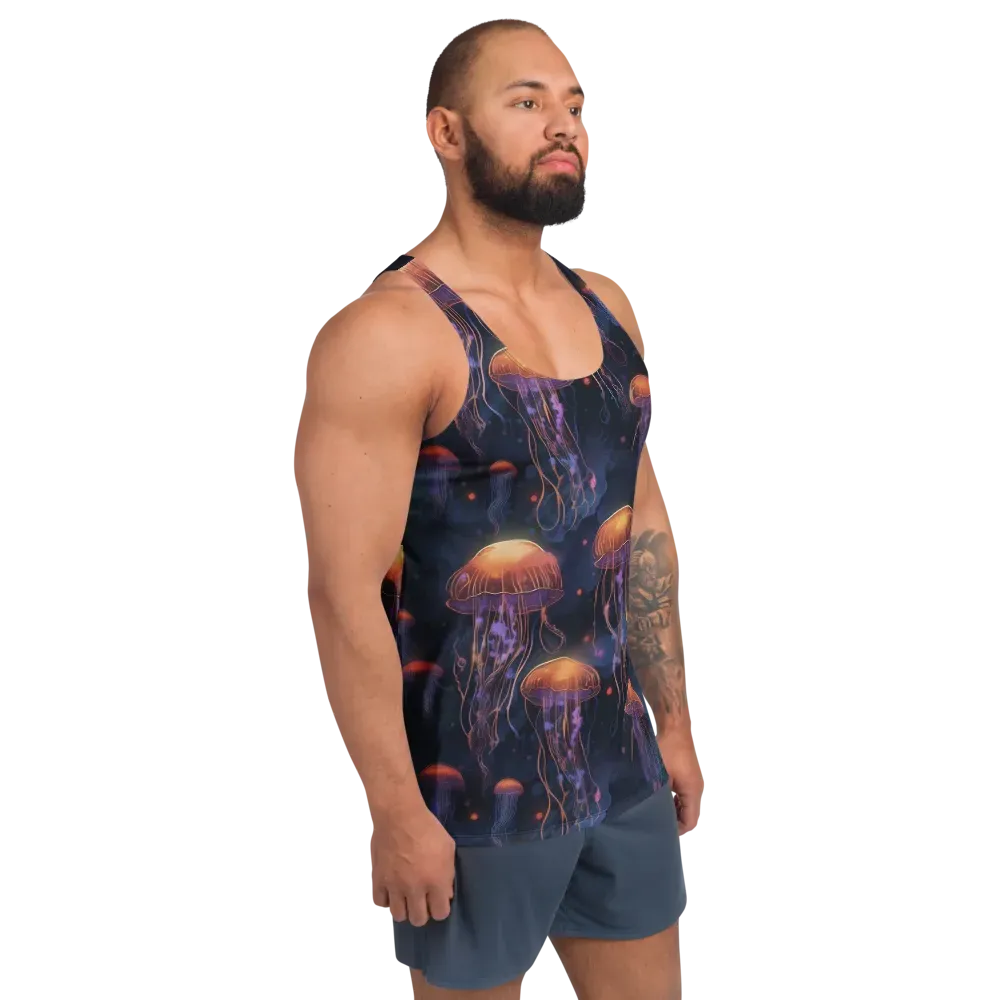 Luminous Undertow on Men's Tank Top — Right Front