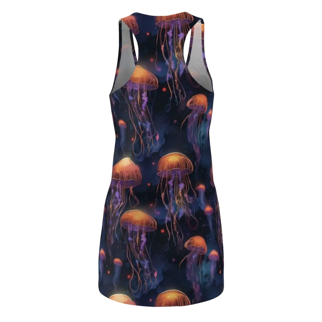 Luminous Undertow on Racerback Dress — Back