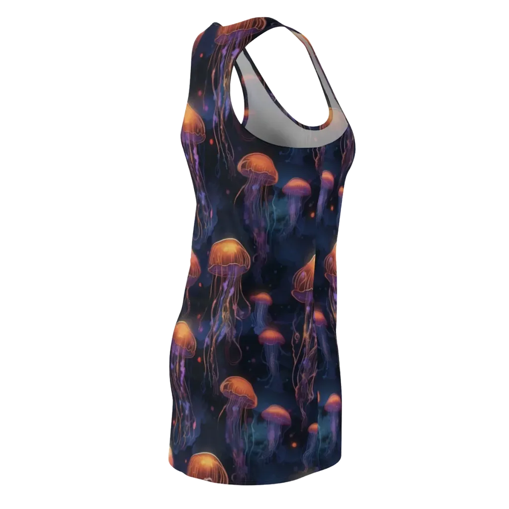 Luminous Undertow on Racerback Dress — Back Side